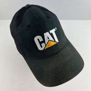 Caterpillar CAT Logo Baseball Cap Hat Trucker Snap-Back Adjustable One Size